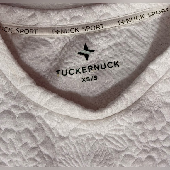 Tnuck Sport White Quilted Paisley Ally Swing Sweatshirt - XS/S - Picture 7 of 10